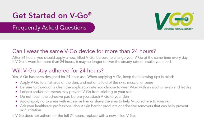 Vgo Get Started | V-Go All-in-One Insulin Delivery Patch