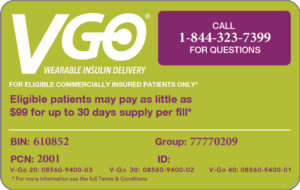 Vgo Prescribing | V-Go All-in-One Insulin Delivery Patch